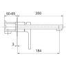 Встраиваемый смеситель для раковины GAPPO G17 G1017-10 хром